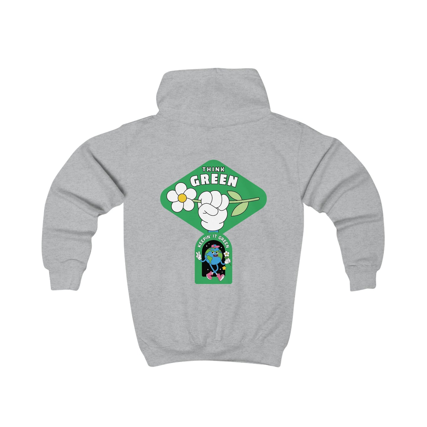 Go Green Angus Kids Hoodie