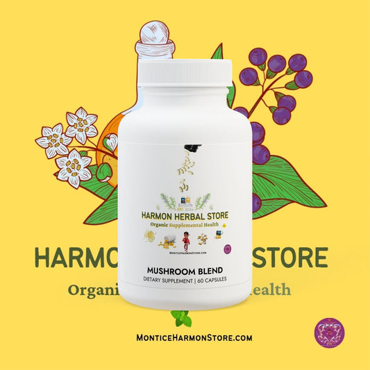 Harmon herbal Mushroom Blend Supplement (60 Capsules)