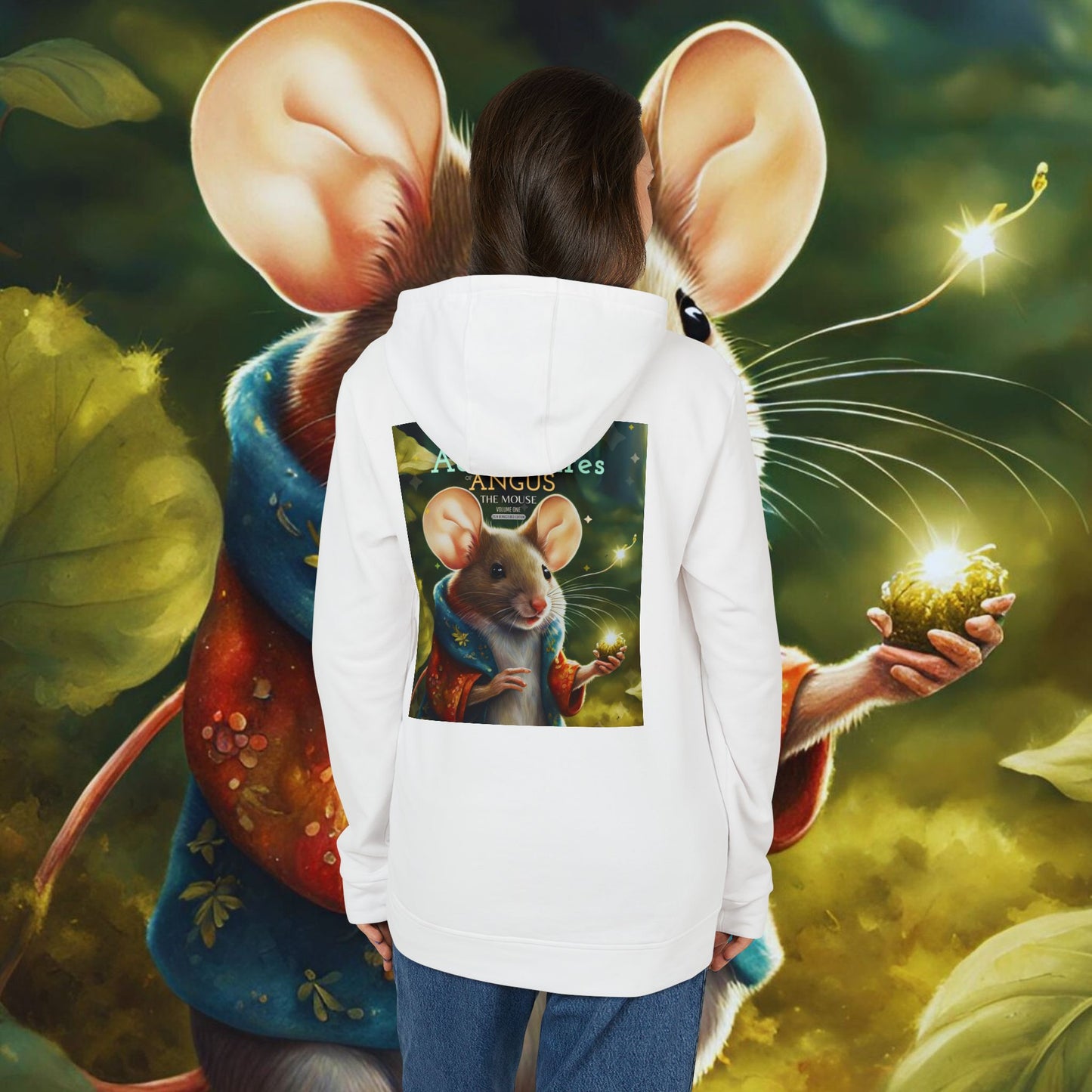 Angus the Mouse adidas Unisex Fleece Hoodie