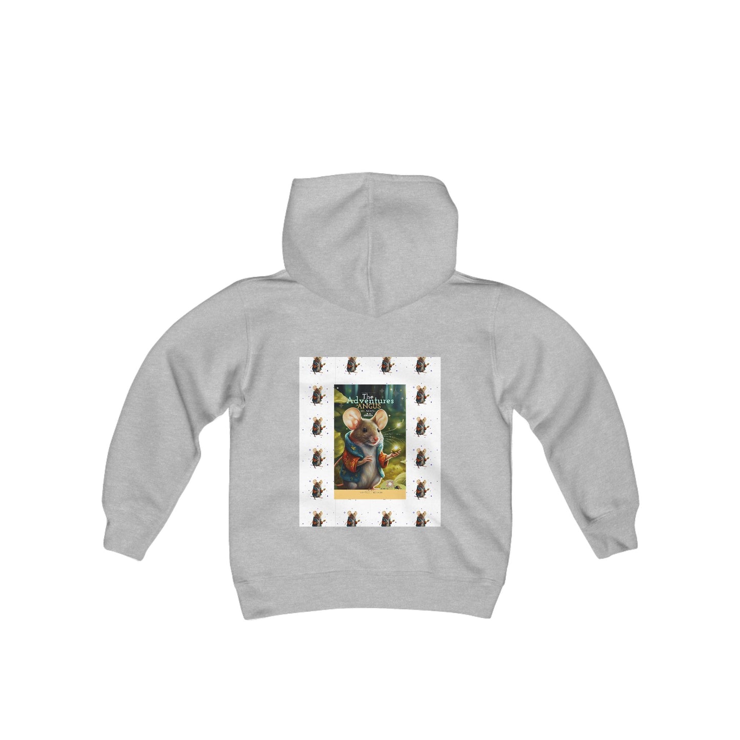 Angus the Mouse Youth Heavy Blend Hooded Sweatshirt