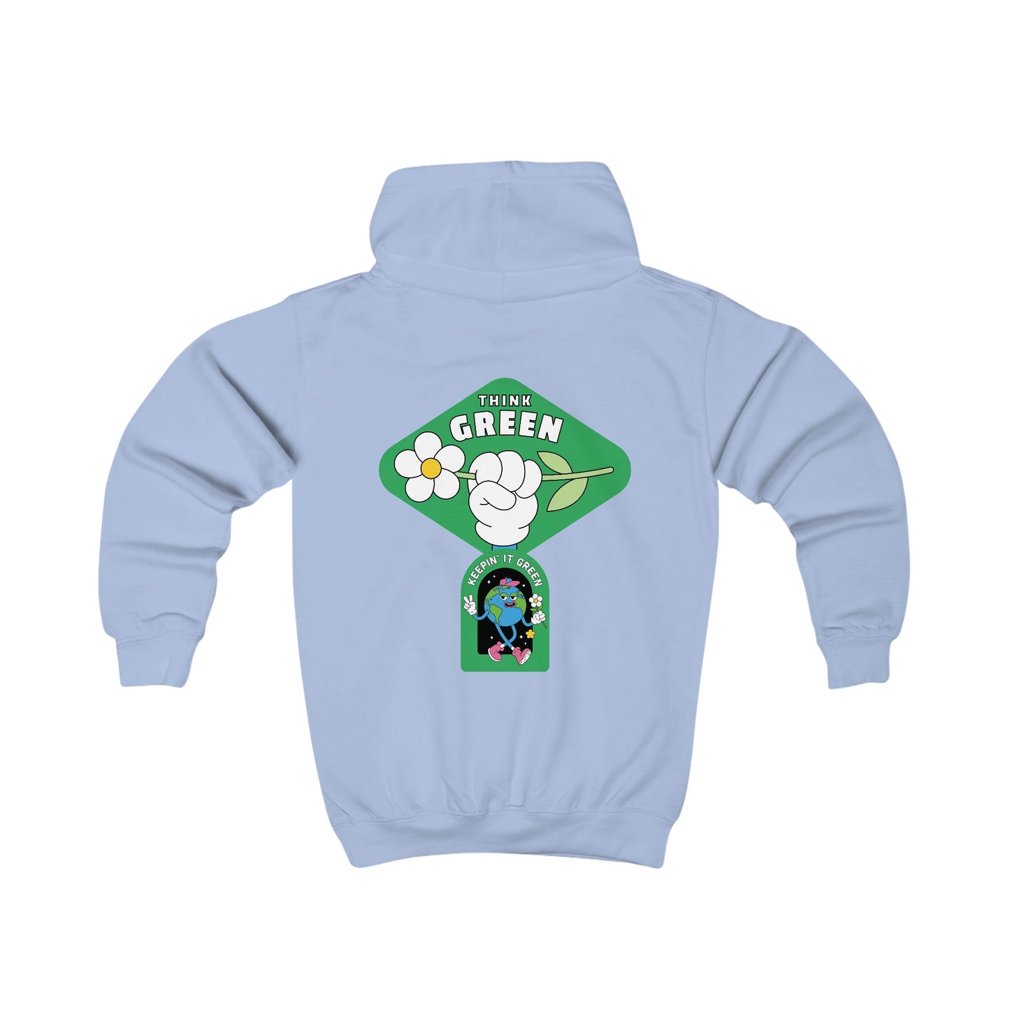 Go Green Angus Kids Hoodie