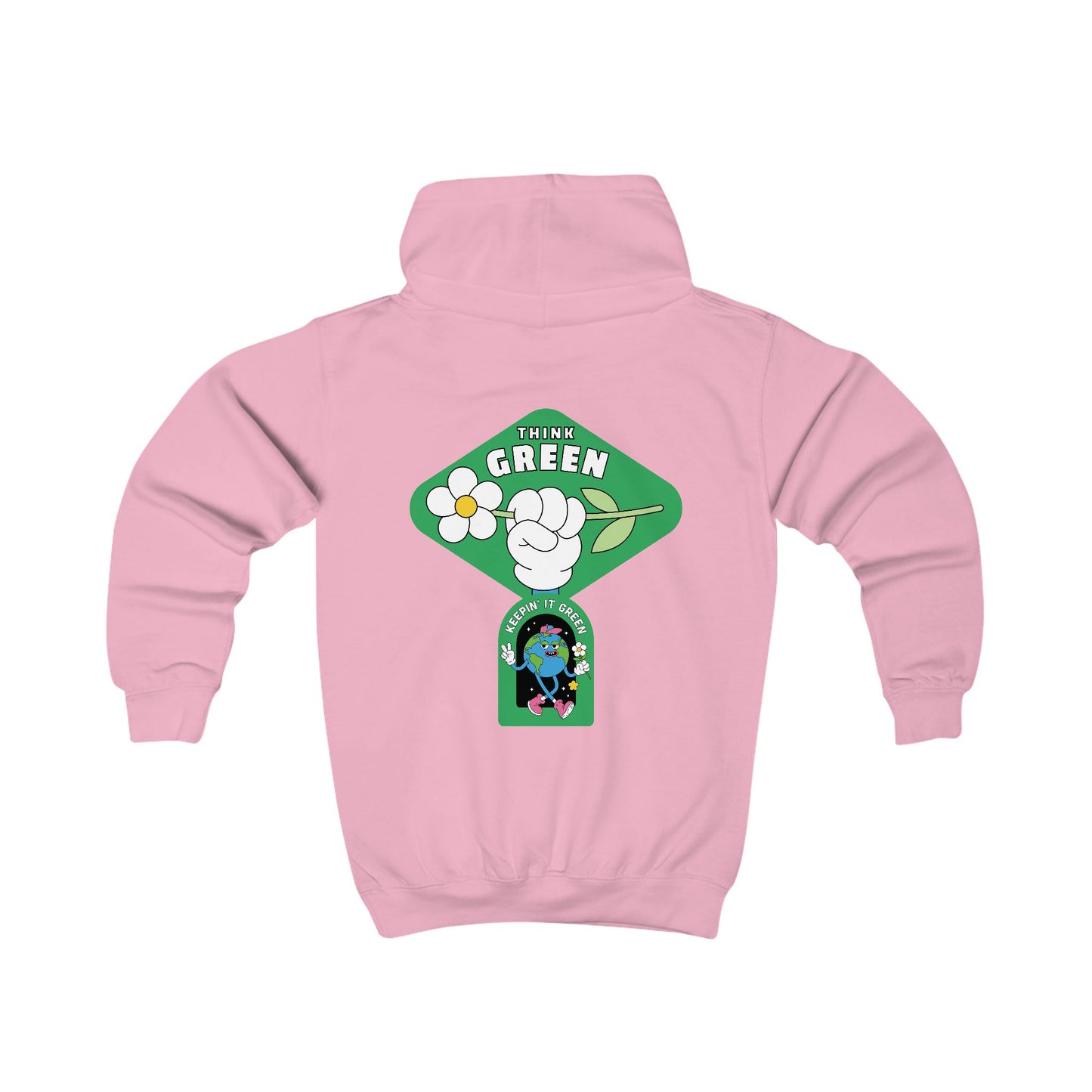 Go Green Angus Kids Hoodie