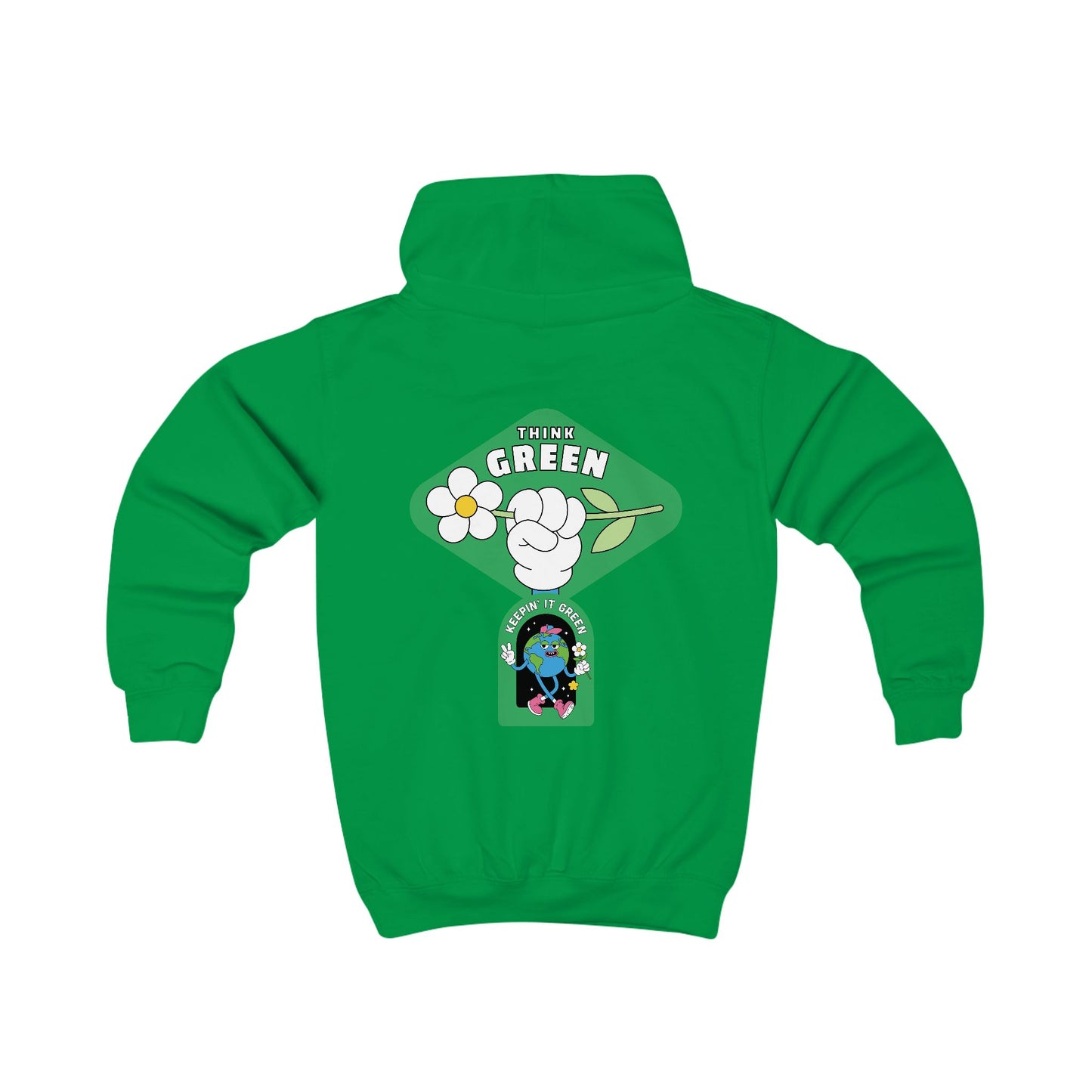 Go Green Angus Kids Hoodie